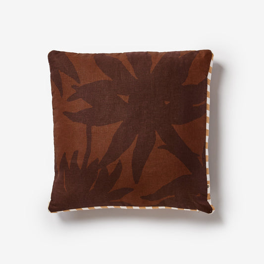 Fleur Chocolate 50cm Cushion