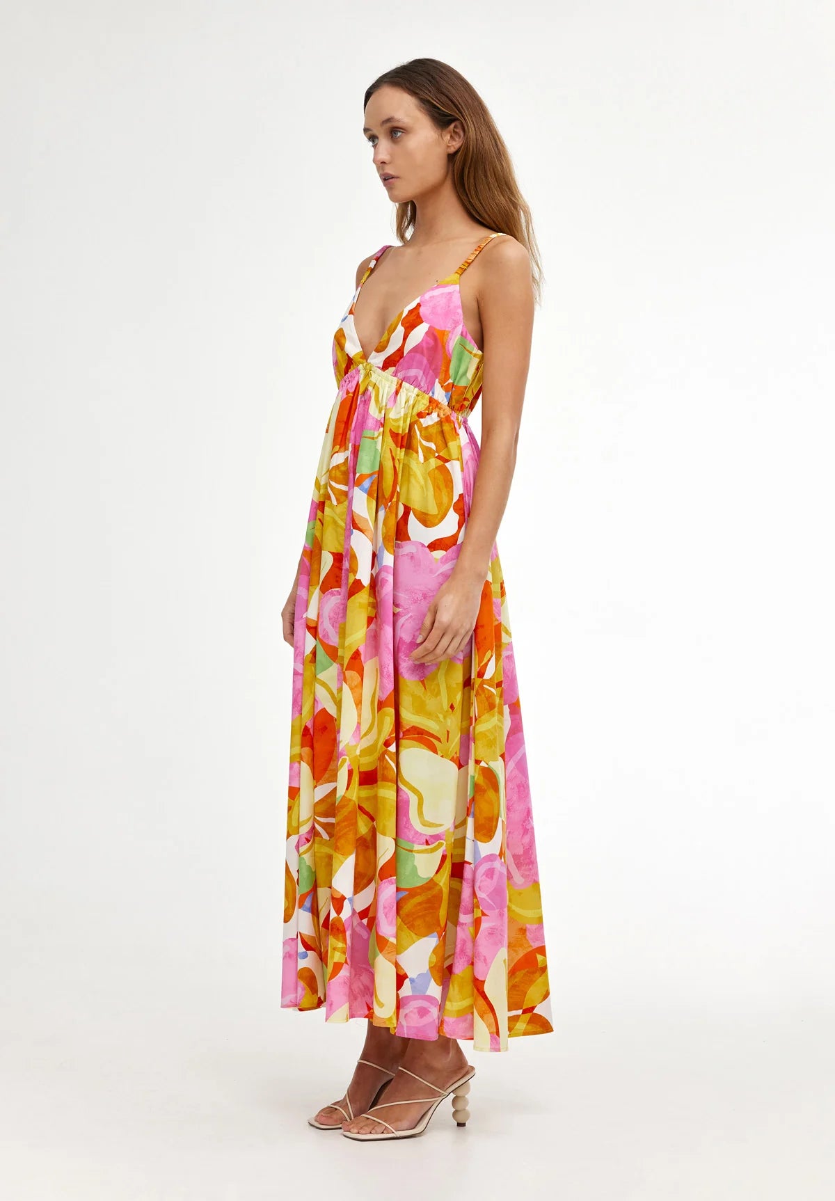 Camille Dress Abstract – Wander + Laze