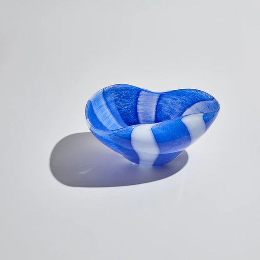 Candy Bowl Cobalt/White