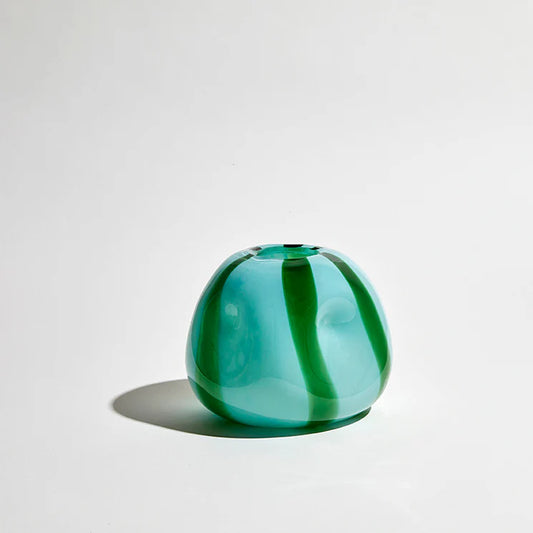 Candy Vase Sky/Emerald Small
