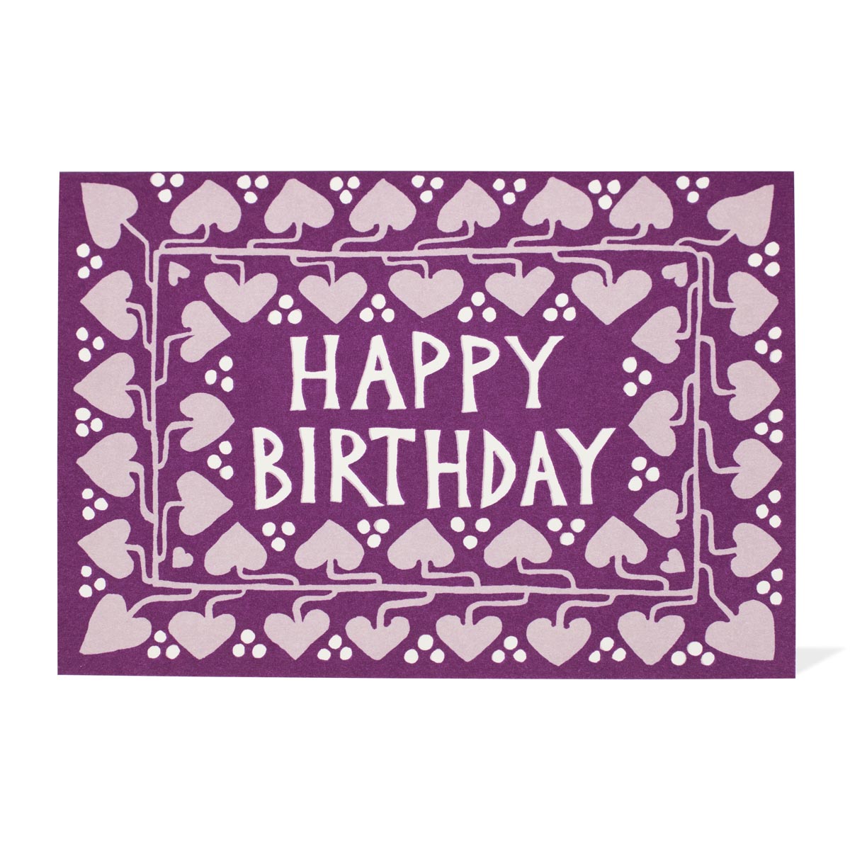 Happy Birthday Hearts Card