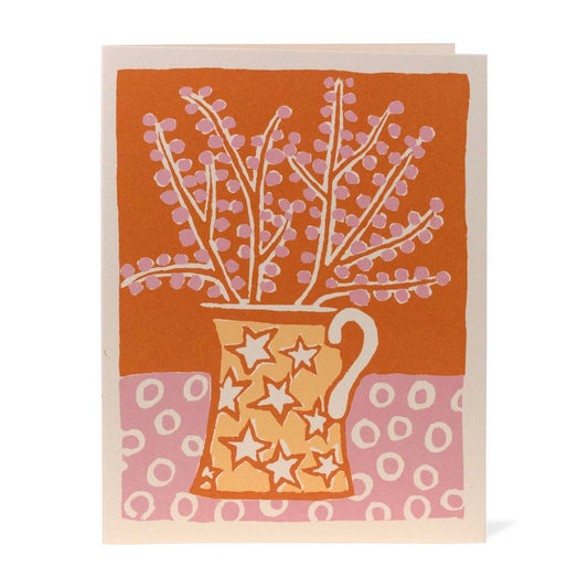 Jug + Blossom Card