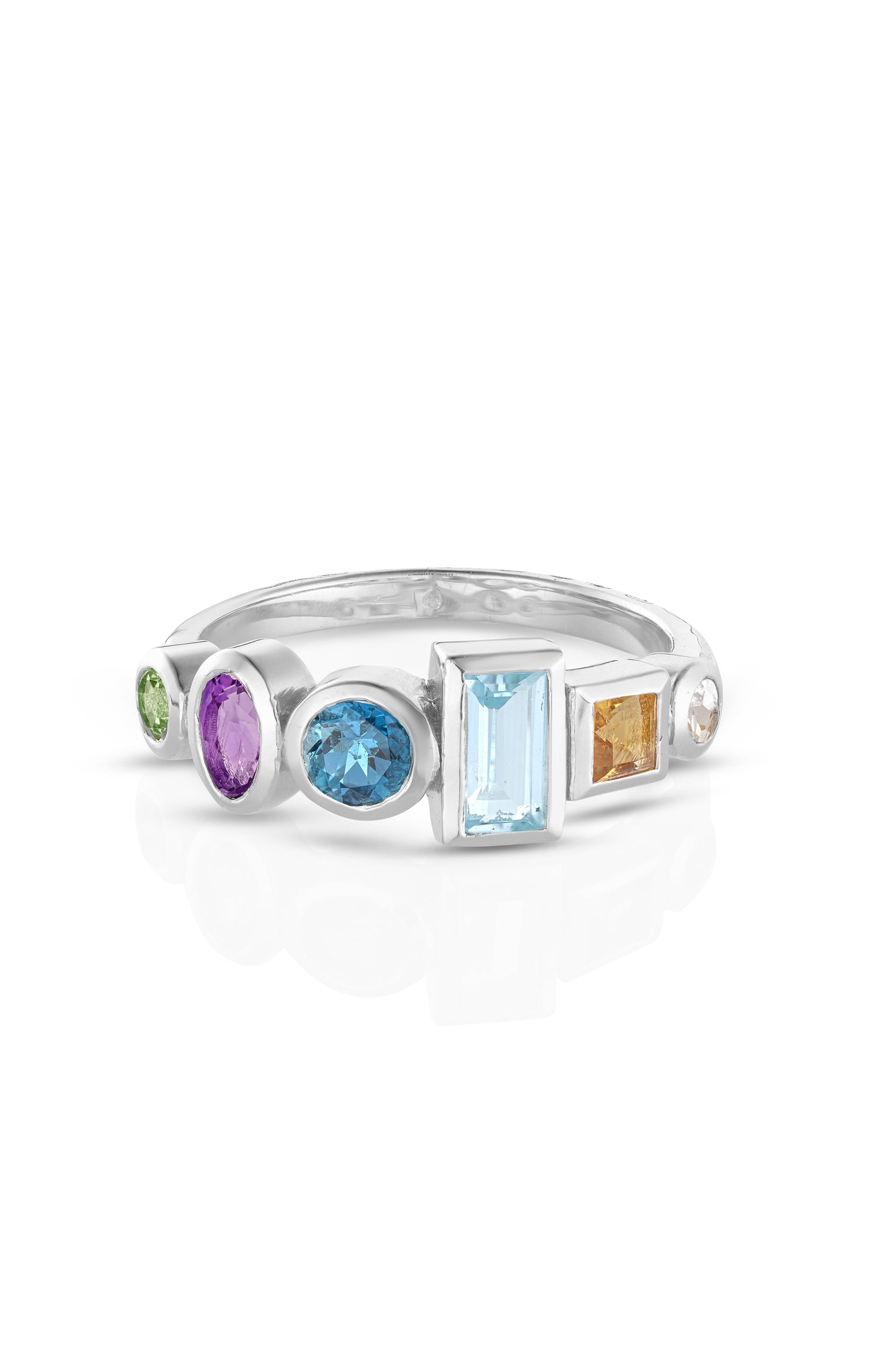 Carnivale Silver Ring ~ 7/M