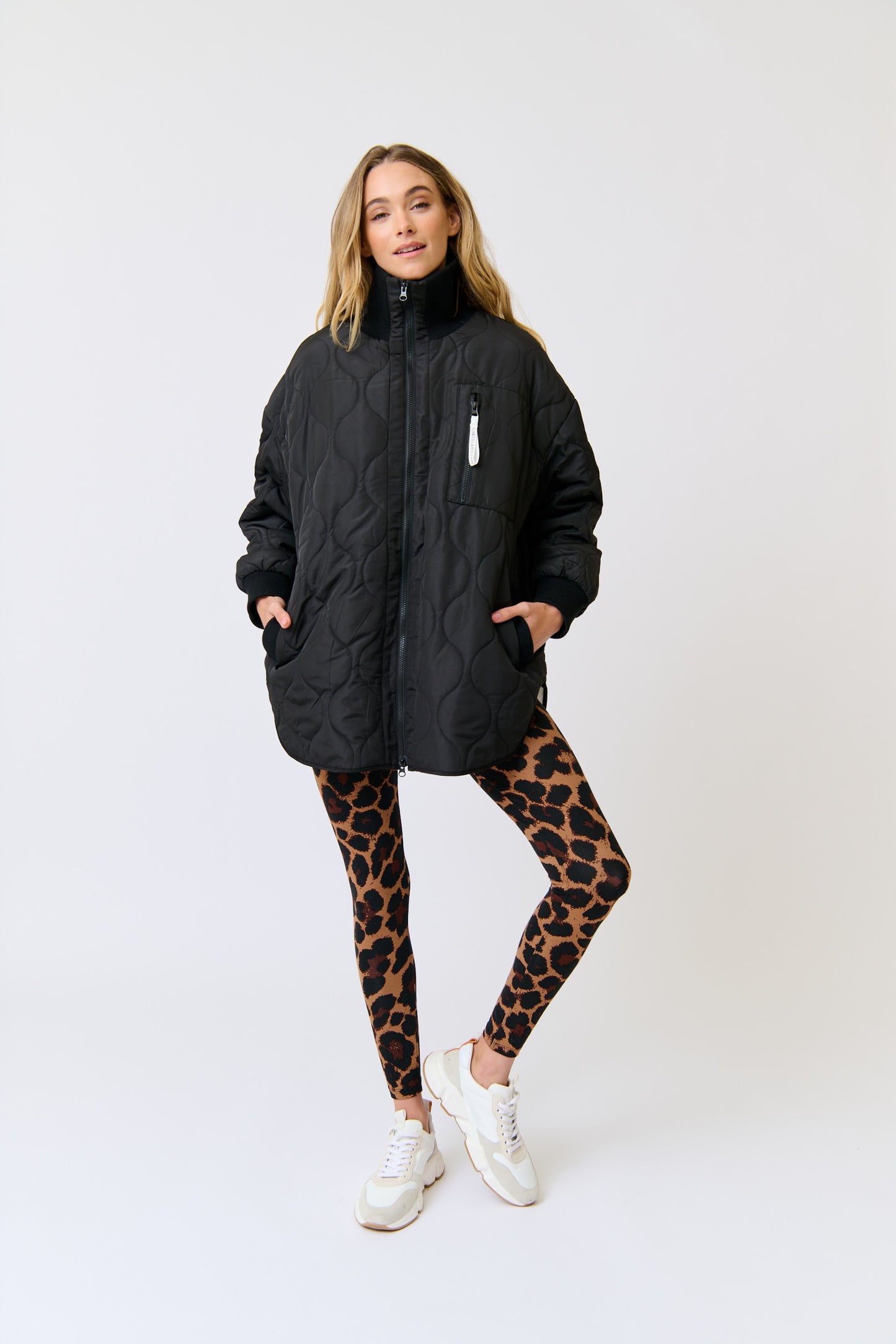 Bridie Jacket Black Cream