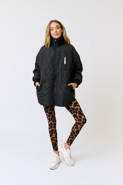 Bridie Jacket Black Cream