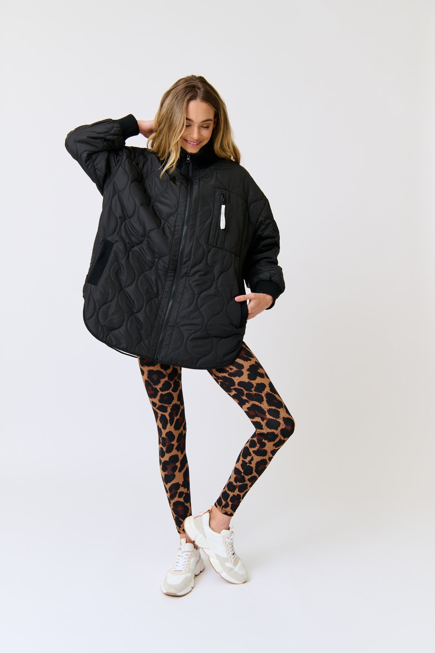 Bridie Jacket Black Cream