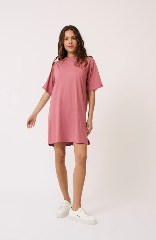 Carmen Shirt Dress - Dusty Rose