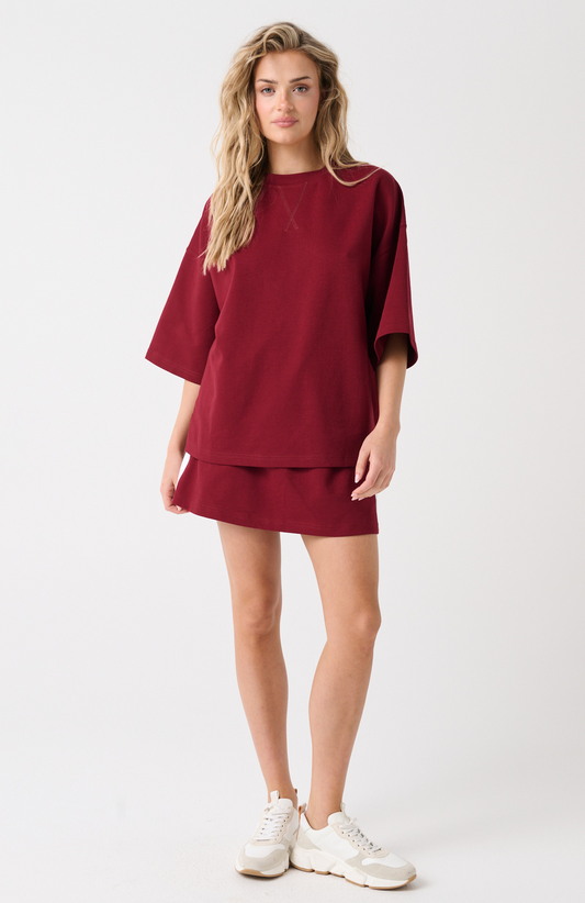 Sage Tee - Raspberry