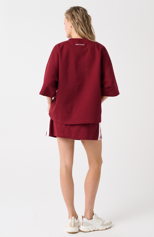 Sage Tee - Raspberry