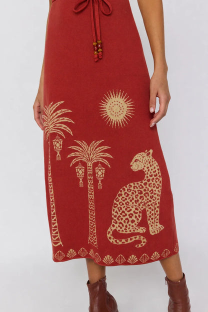Soleil Dress - Rust