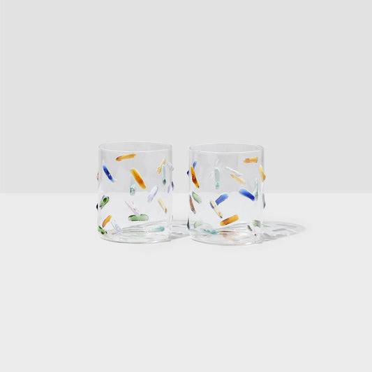 Confetti Glasses Set of 2