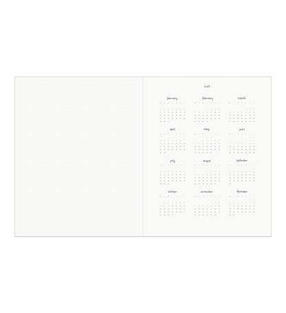 2024 Grande  Horizontal Weekly Planner Biscotti