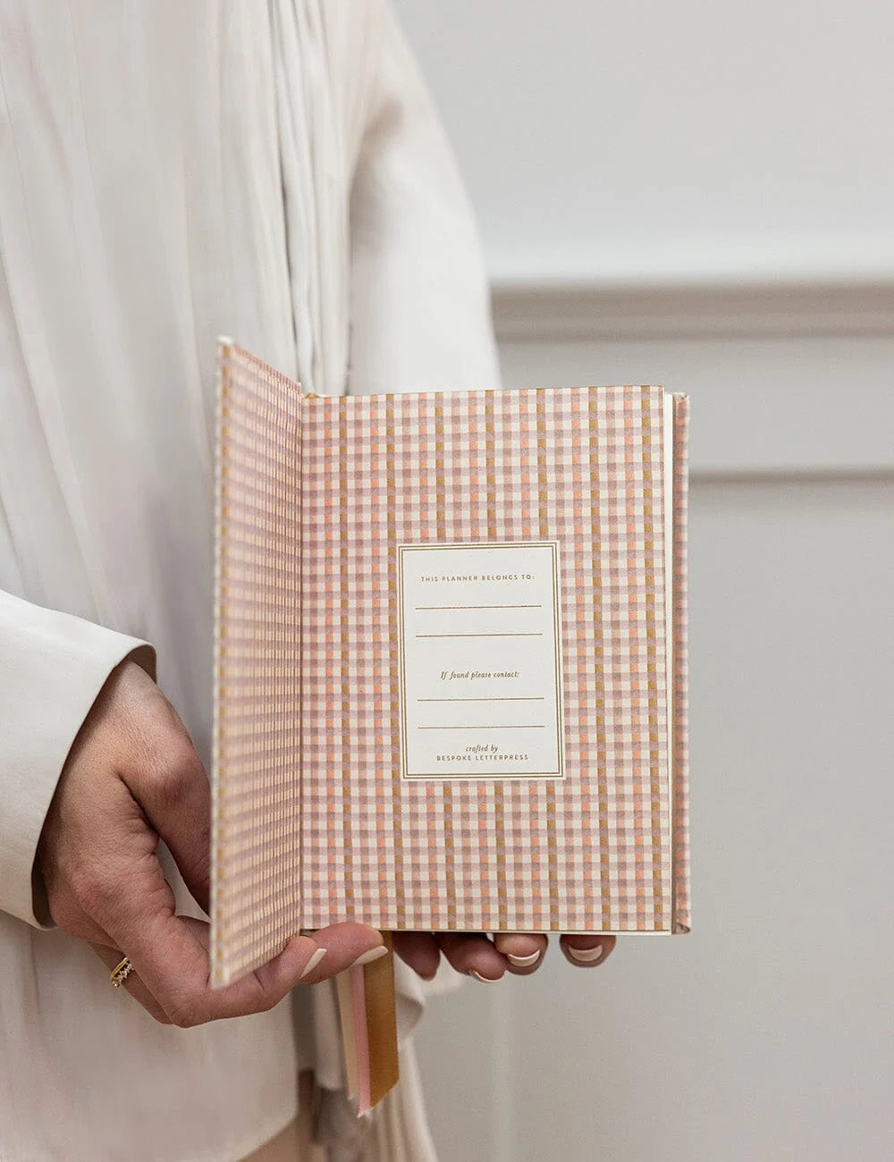 2027 Day to Page Small Planner - Primrose Gingham