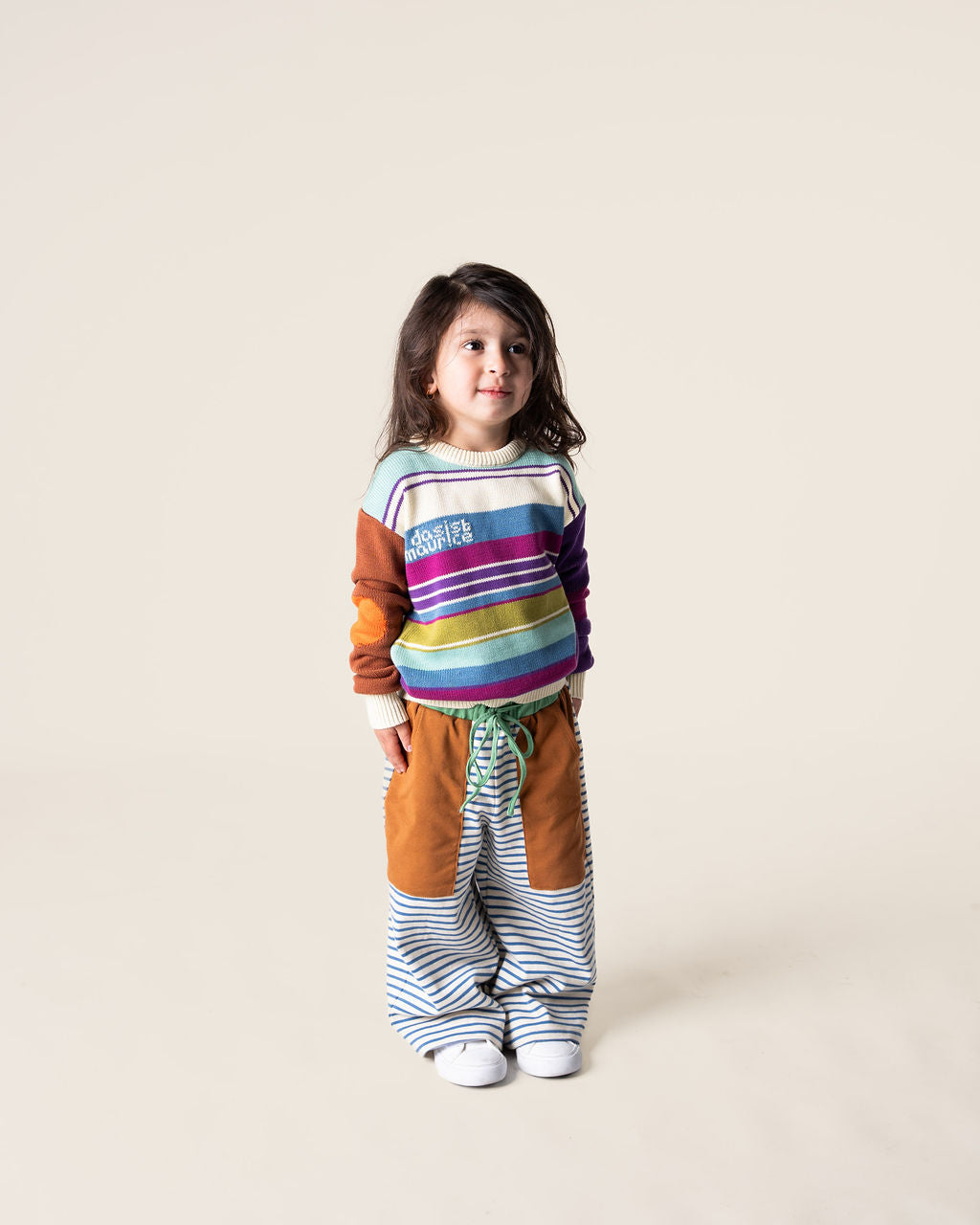 Wide Leg Pants | Stripes