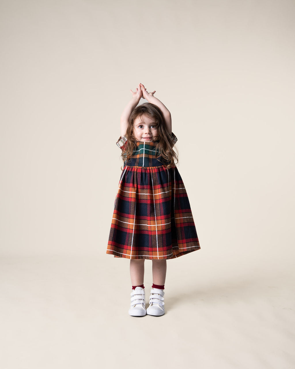 Empire Dress | Tartan