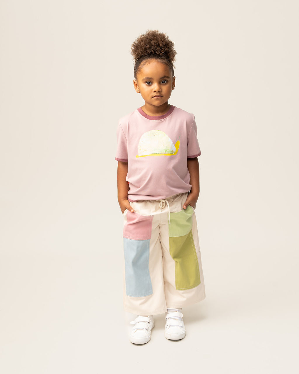 Wide Leg Pants | Patchwork