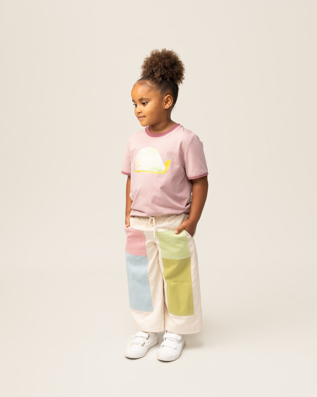 Wide Leg Pants | Patchwork