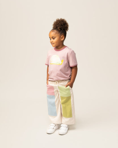 Wide Leg Pants | Patchwork