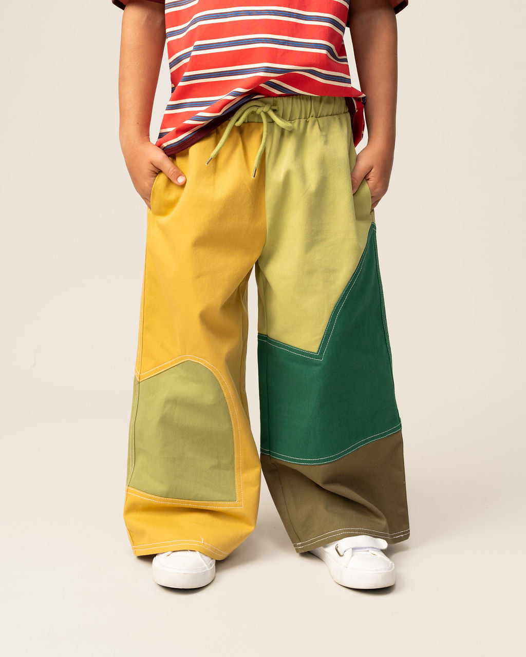 Wide Leg Pants ~ Grassy Hills