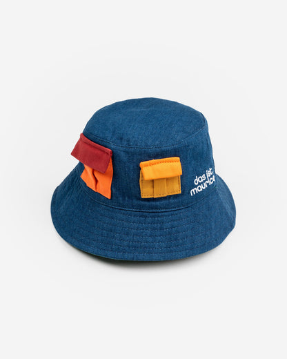 Denim Bucket Hat | Pockets