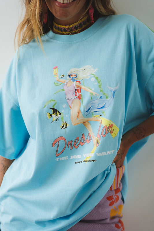 Dress For Tee ~ Blue