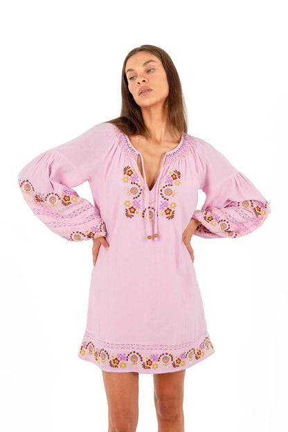 Iris Mini Dress ~ Petal