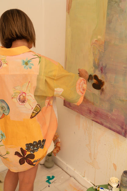 Annie Everingham Over Swim Shirt - Pastel Sea
