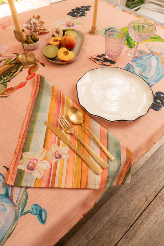 Annie Everingham Napkin Seaside Stripe - Set of Four