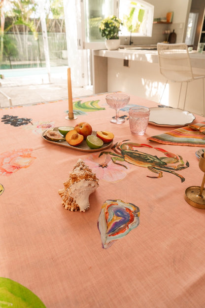 Annie Everingham Tablecloth - Pastel Sea
