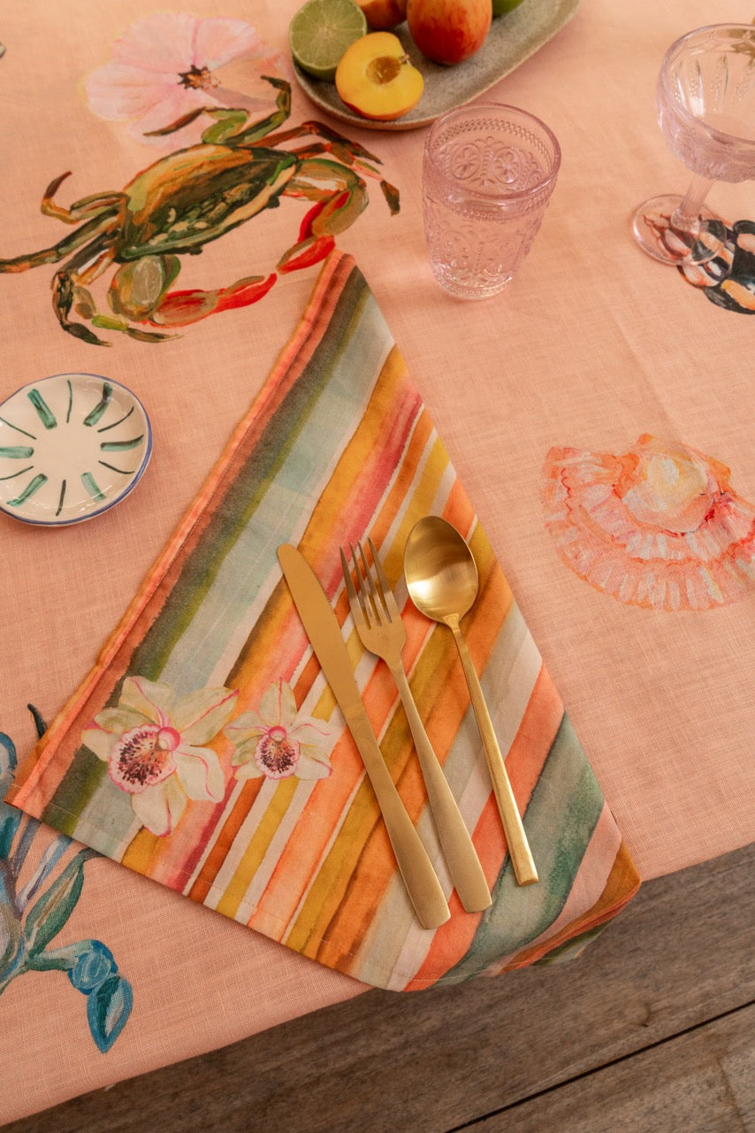 Annie Everingham Tablecloth - Pastel Sea