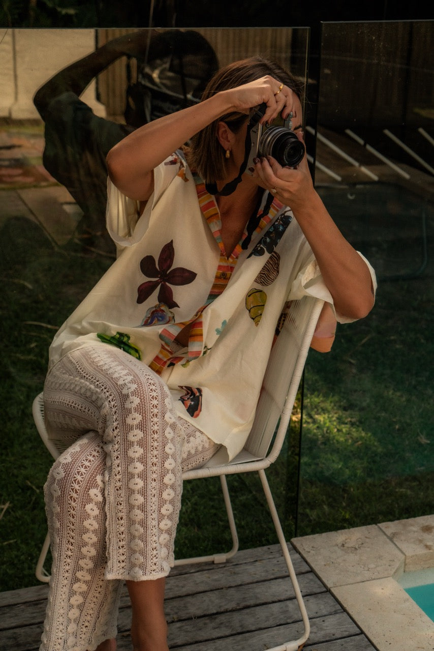 Annie Everingham Over Swim Shirt - Seaside