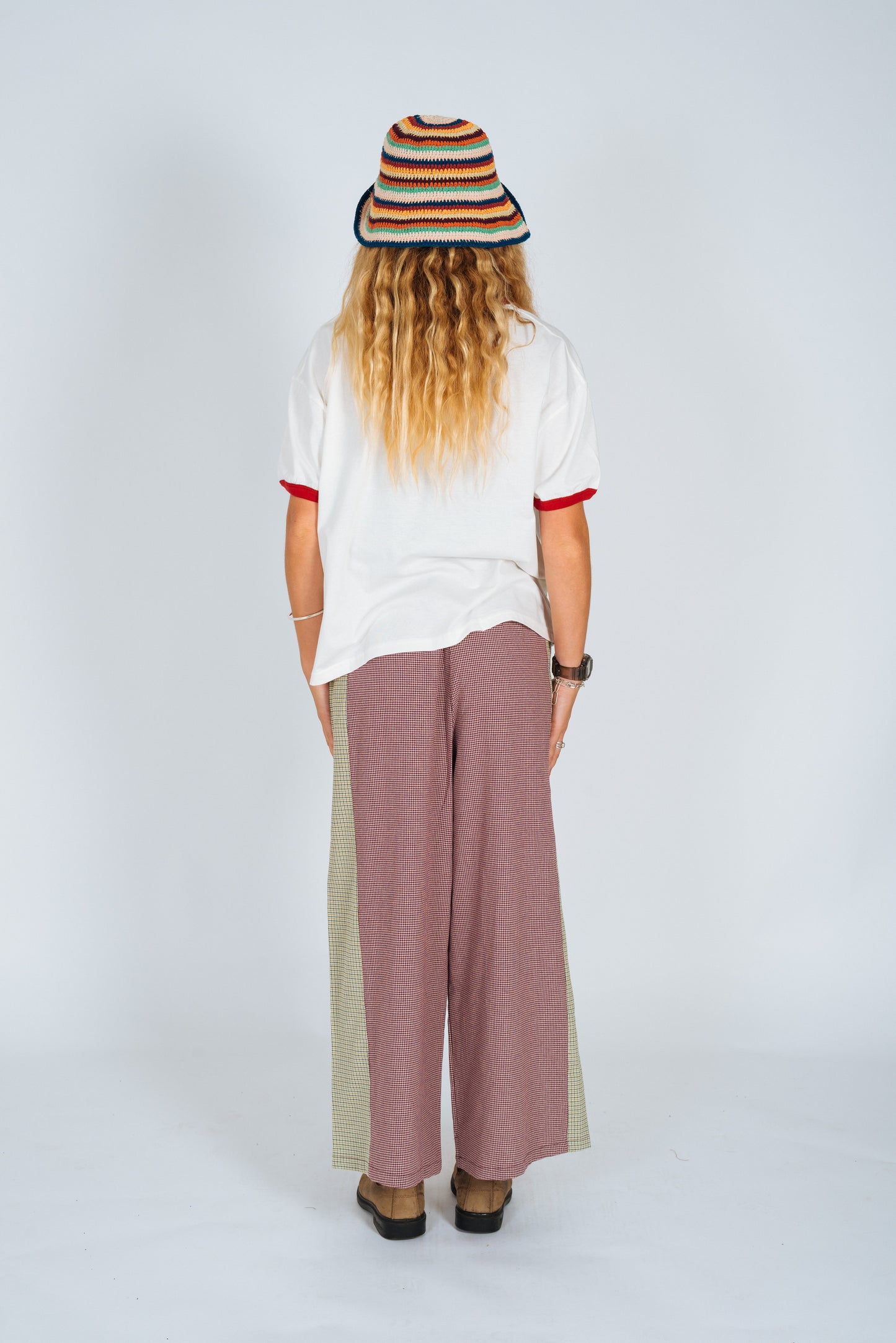 Patchwork Pant ~ Houndstooth Combo