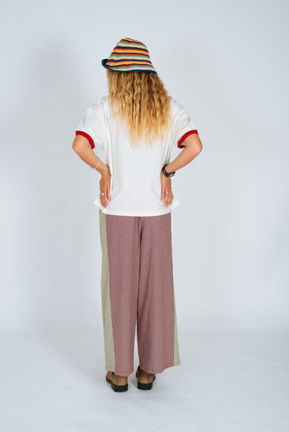 Patchwork Pant ~ Houndstooth Combo