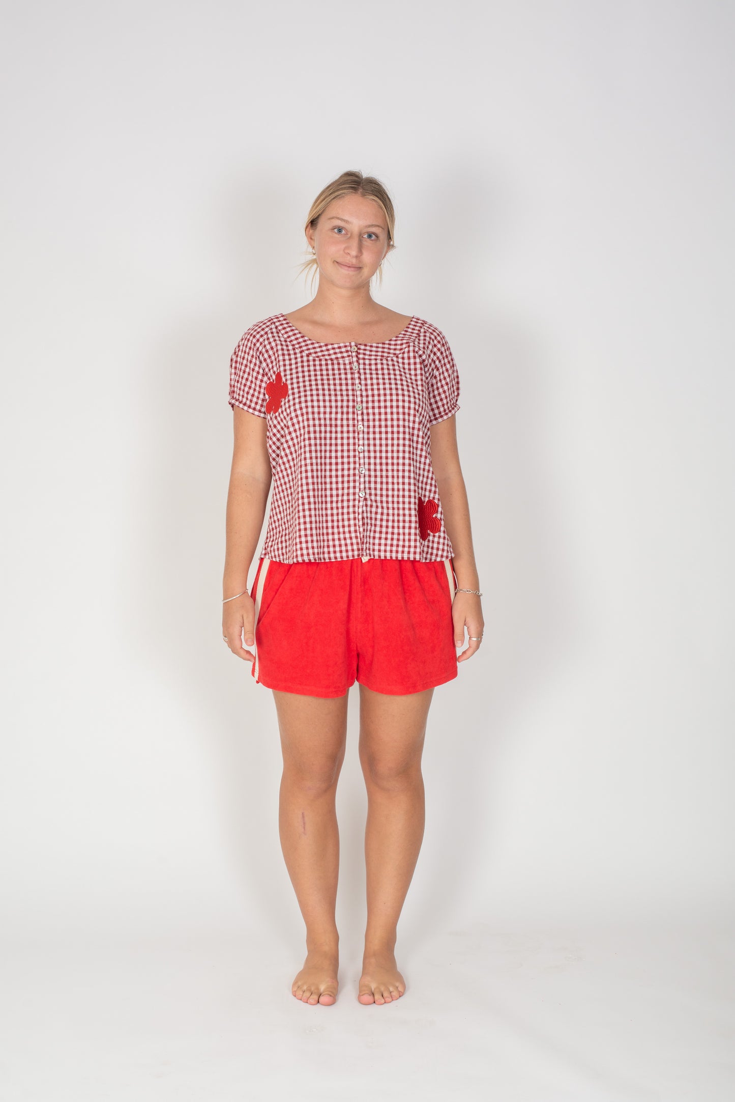 Terry Towelling Short ~ Chilli