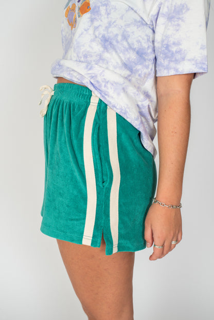 Terry Towelling Short ~ Blue Crush
