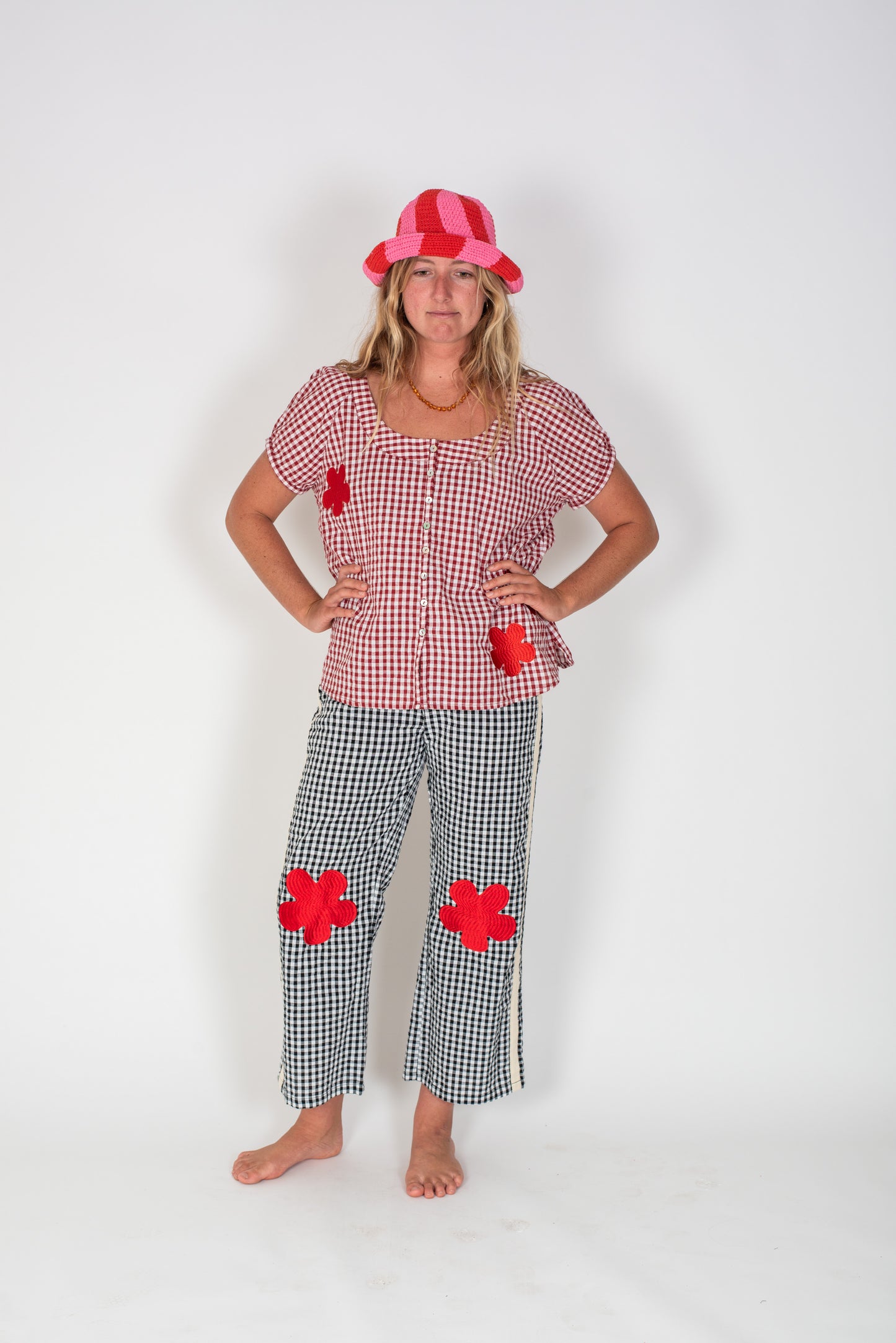 Posy Gingham Pant