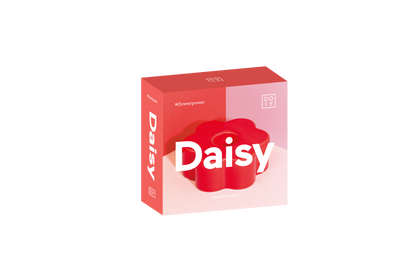 Daisy Candle Holder Red