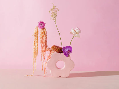 Daisy Vase Pink
