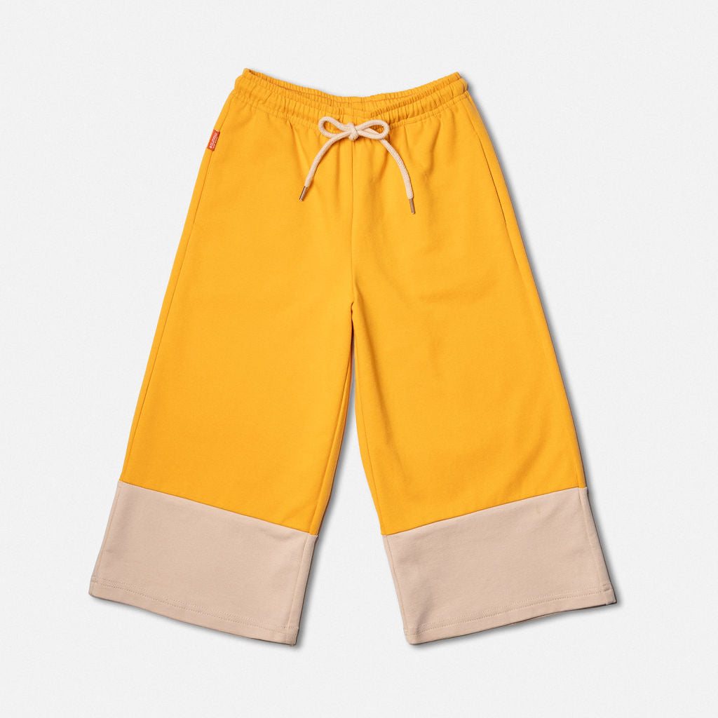 Wide Leg Pants Yellow
