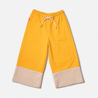 Wide Leg Pants Yellow