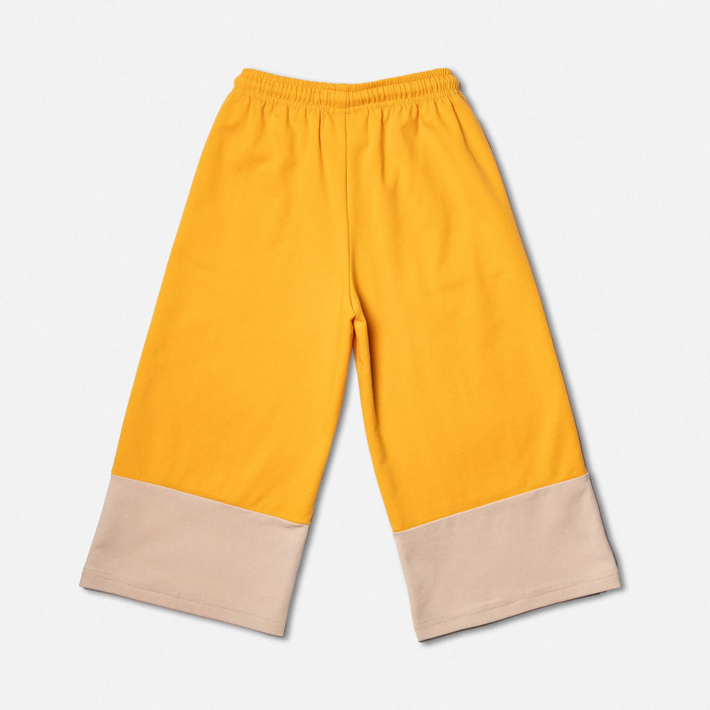 Wide Leg Pants Yellow