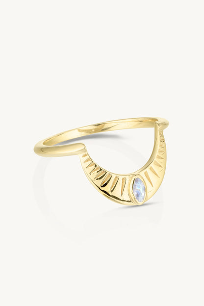 Dawn Gold Moonstone Halo 9/XL