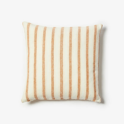 Linear Tan 50cm Linen Cushion