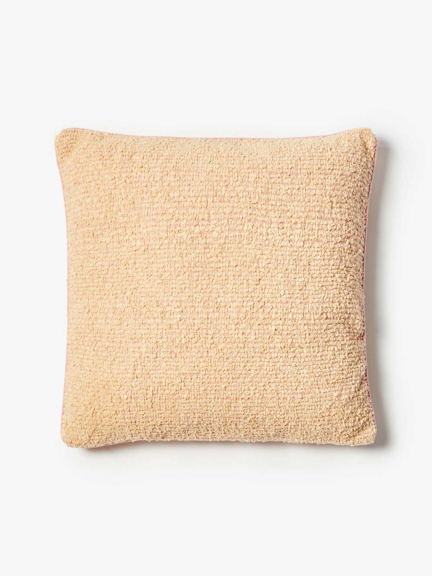 Cloud Pink 60cm Boucle Cushion