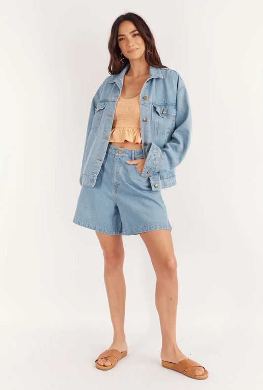 Cora Jacket Blue Denim