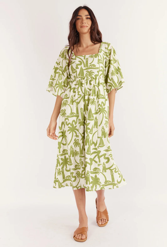 Dulce Midi Dress Lighthouse