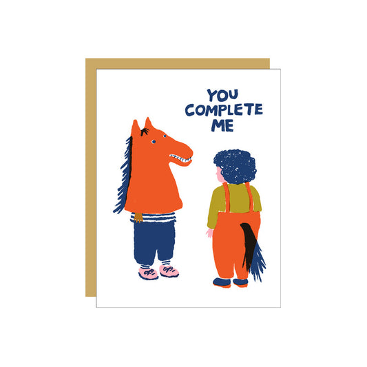 You Complete Me Card