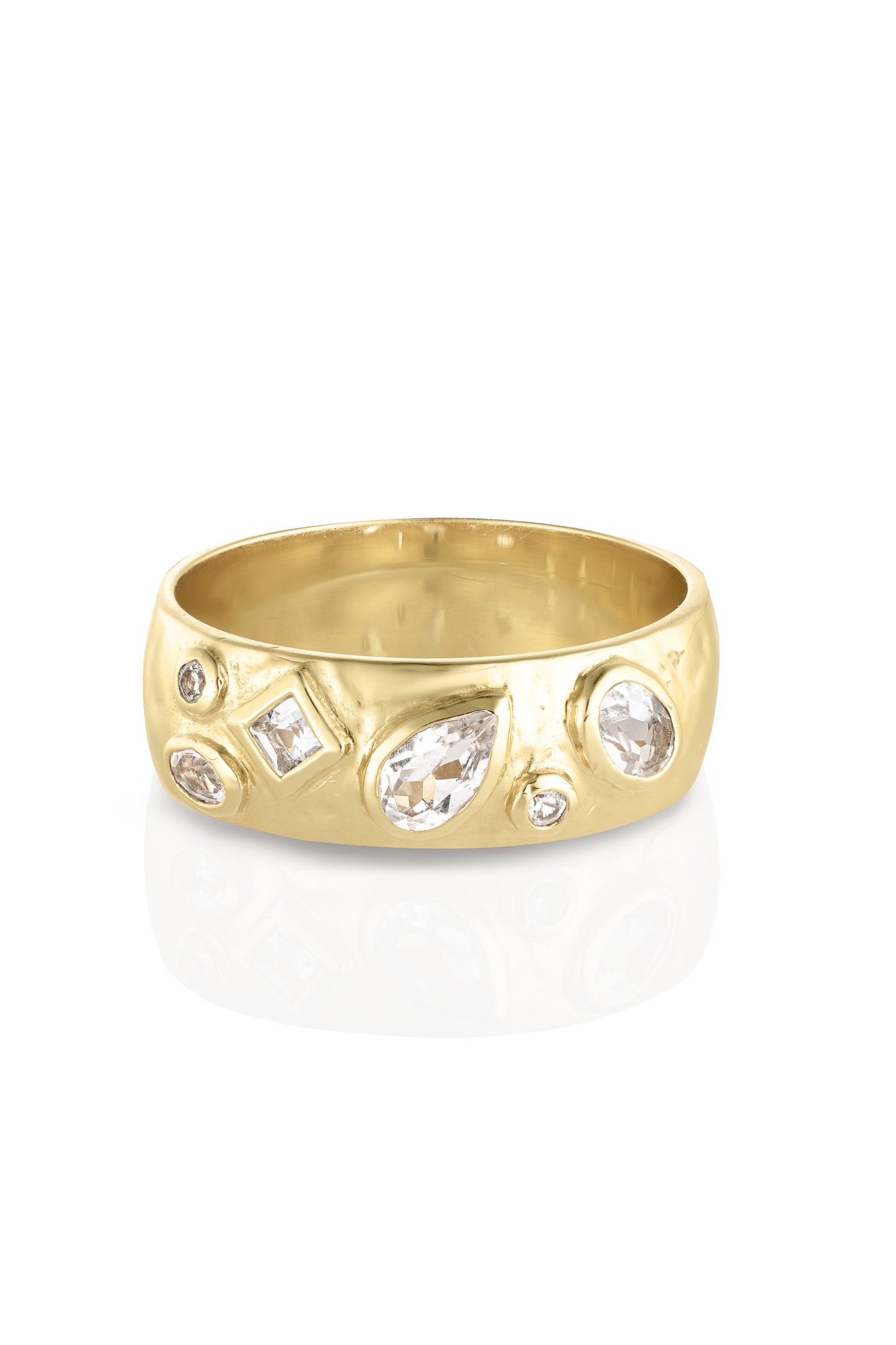 Estelle Topaz Gold Ring ~ 8/L