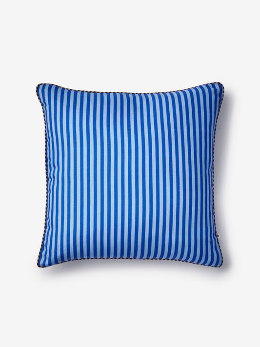 Pinstripe Blue 60cm Cushion
