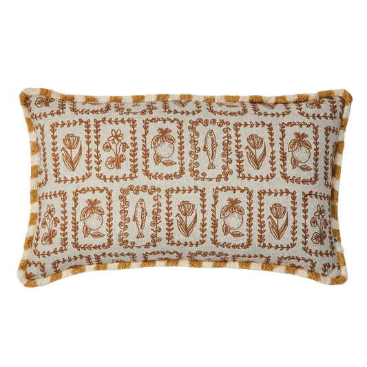 Petra Hazelnut 75x45cm Cushion